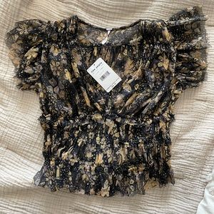 Free People sheer top